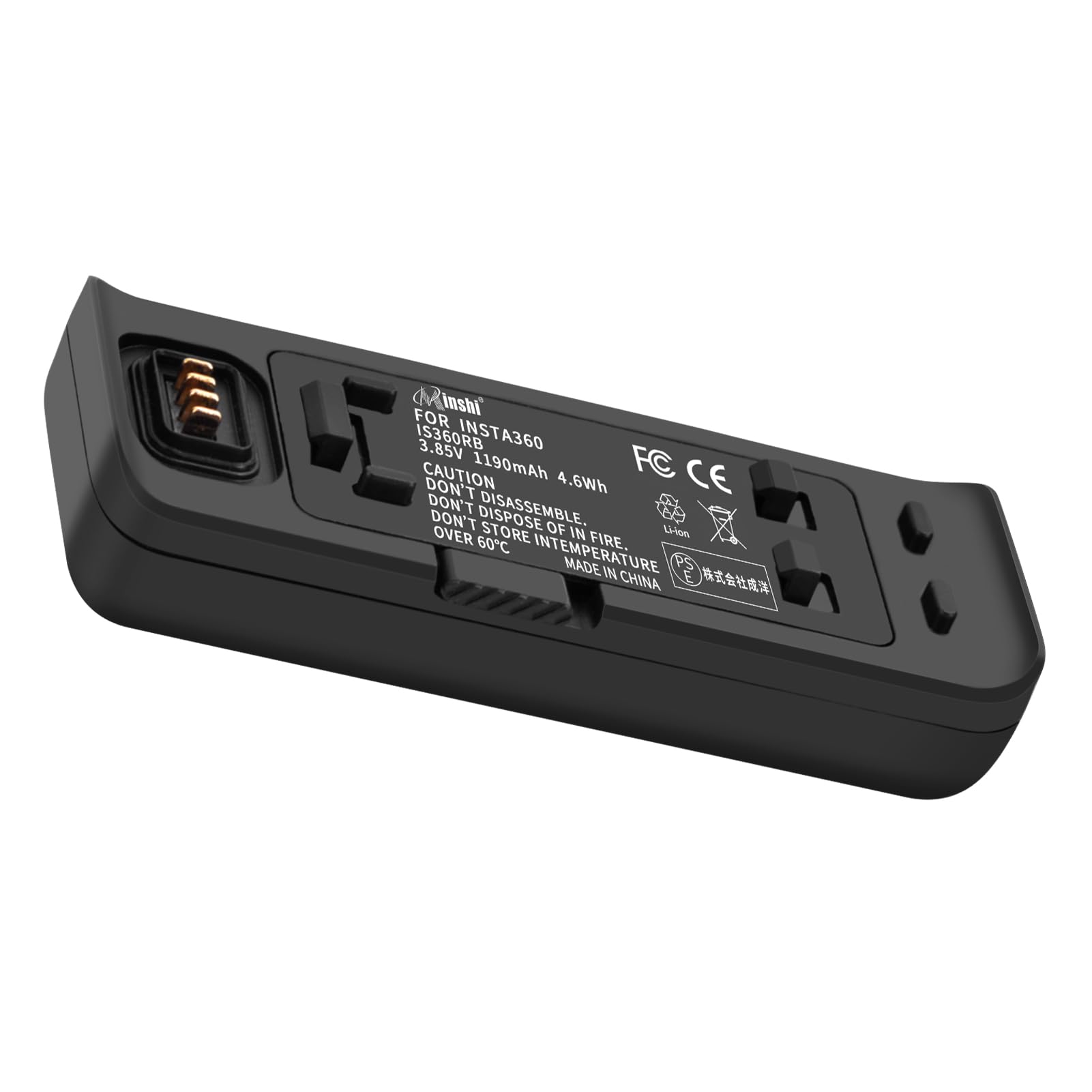 Amazon | MINSHI最新チップ搭載充電式リチウムイオンバッテリー